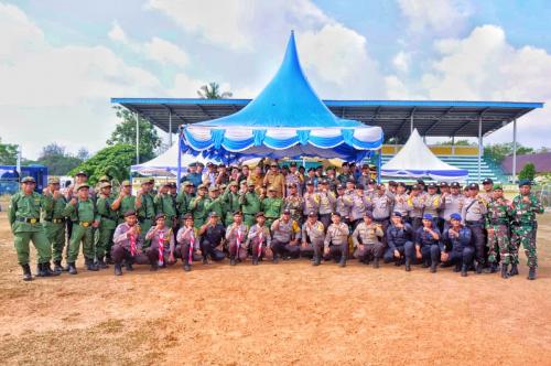 Apel Gelar Pasukan Pemilu 2019, Pemkab Bintan Bersinergi Bersama TNI-Polri